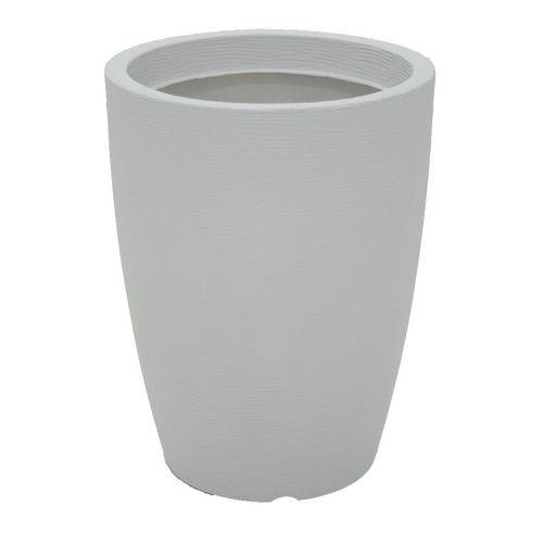 Vaso Plastico Thai 48 Cm Branco
