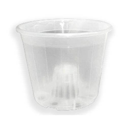 Vaso Pote Orquideas Transparente Plastico N° 15 - Jardino Garden - JG15T