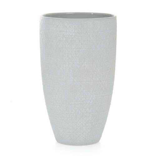 Vaso Scratches Cinza em Cerâmica