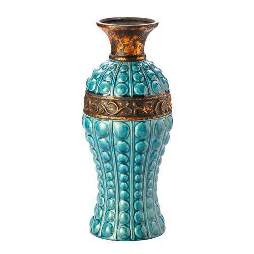 Vaso Silhouette Turquesa em Cerâmica - Lyor Classic