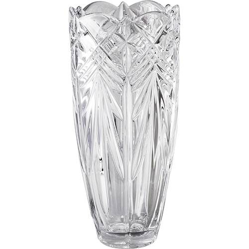Vaso Taurus Bojudo Cristal Bohemia Transparente 30cm - Rojemac