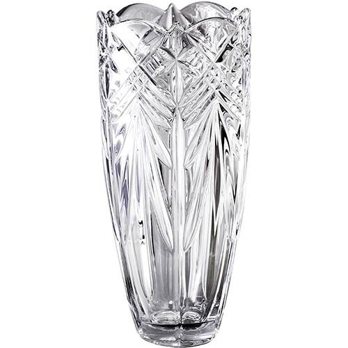 Vaso Taurus Bojudo Cristal Bohemia Transparente 25cm - Rojemac