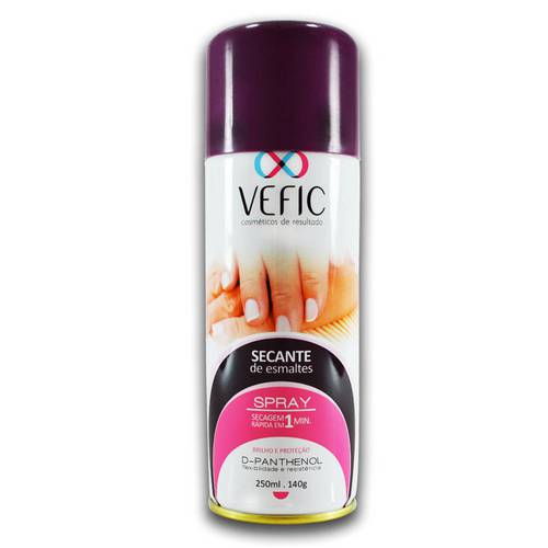 Vefic - Spray Secante P/ Esmalte - 250ml