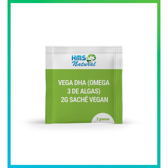 Vega Dha (omega 3 de Algas) 2g Sachê Vegan 30 Sachês
