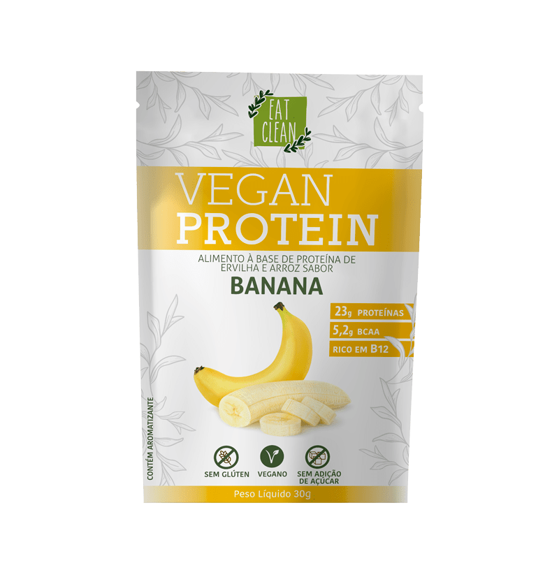 Vegan Protein Banana Sachê 30g - Eat Clean