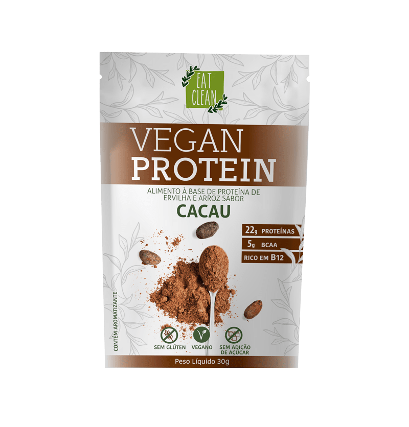 Vegan Protein Cacau Sache 30g - Eat Clean