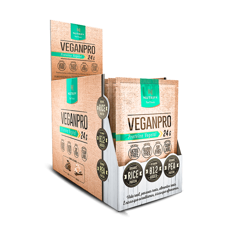 VeganPro (15 Sachês de 30g) Nutrify-Cacau