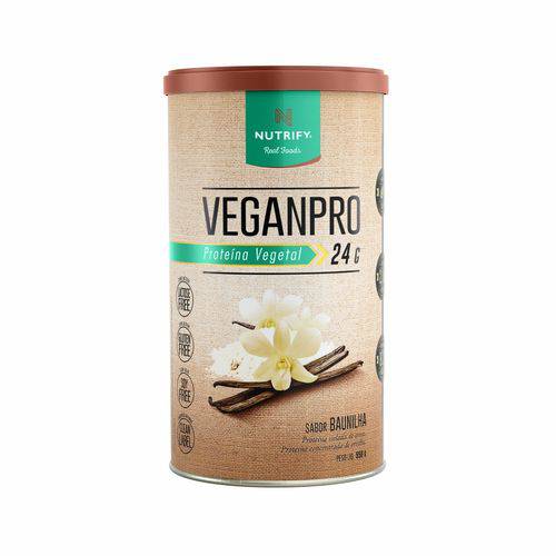 Veganpro Nutrify - Proteína em Pó Baunilha 550g
