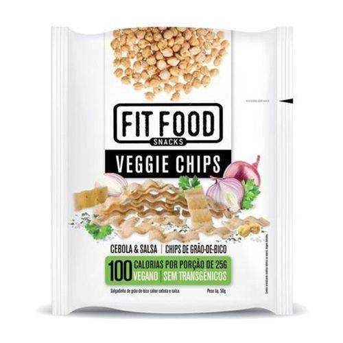 Veggie Chips Cebola e Salsa 50g - Fit Food
