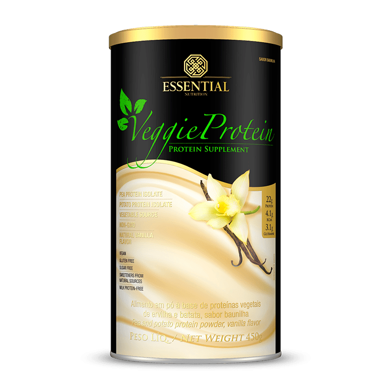 Veggie Protein (450g) Essential Nutrition-Vanilla