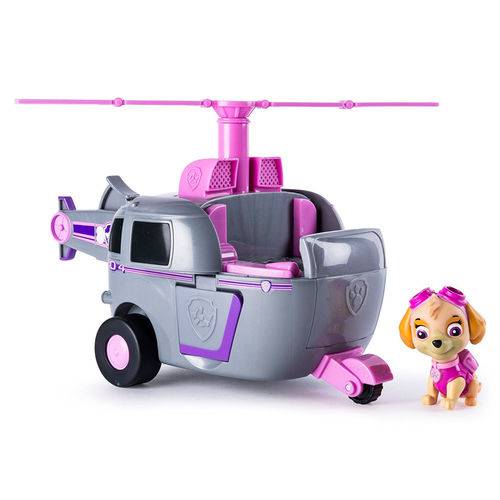 Veículo com Luzes e Sons e Figura - Patrulha Canina - Skye's Deluxe Helicopter - Sunny