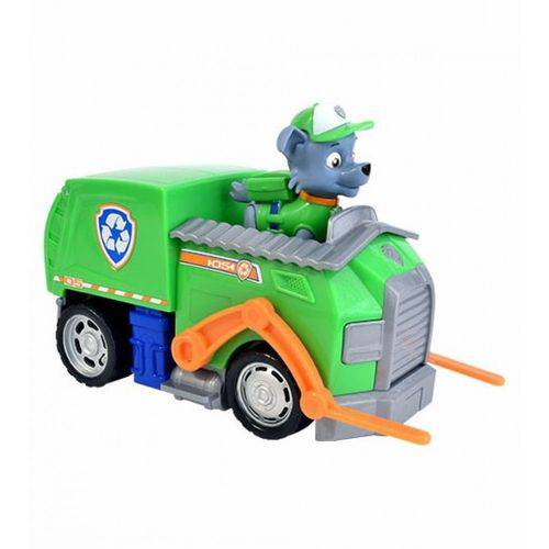 Veículo e Figura Patrulha Canina Caminhão Reciclagem Rocky 1302 - Sunny
