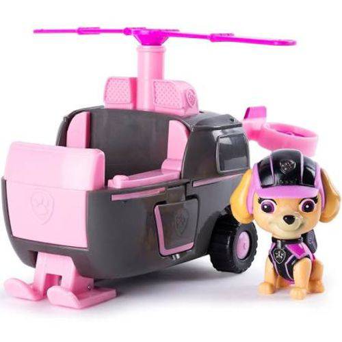 Veículo e Figura - Patrulha Canina - Helicóptero - Skye - Sunny