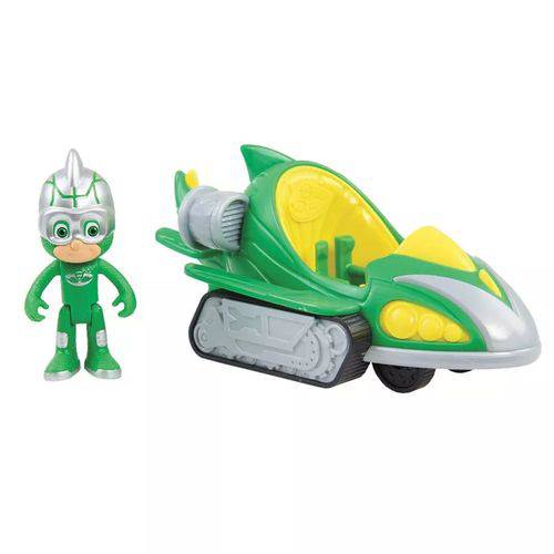 Veículo e Figura - PJ Masks - Speed Booster - Lagartixomóvel - Dtc