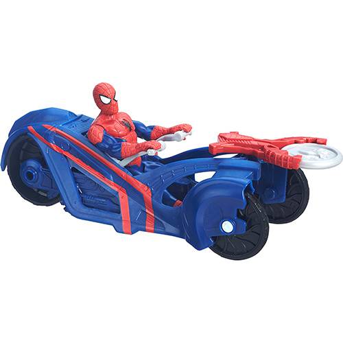 Veiculo SPD Wc 6 City Cicle - Spider Man With Streetside Racer - Hasbro