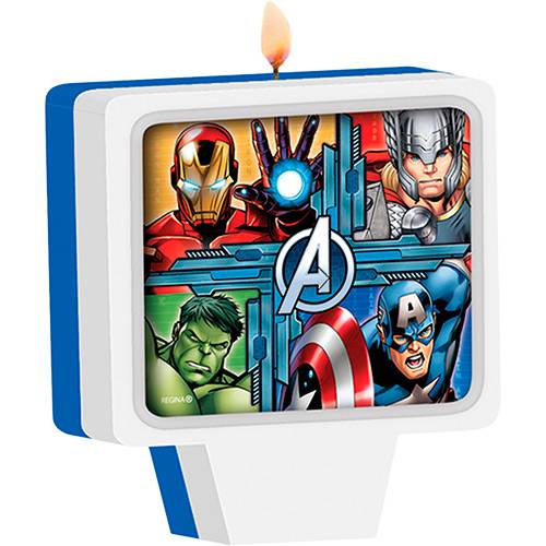 Vela Plana Regina Festas Avengers Animated 1 Unidade