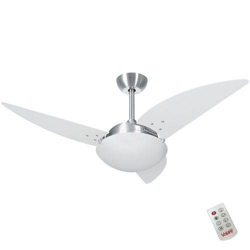 Ventilador de Teto Volare Platinum Class Branco C/ Controle Remoto - 220V