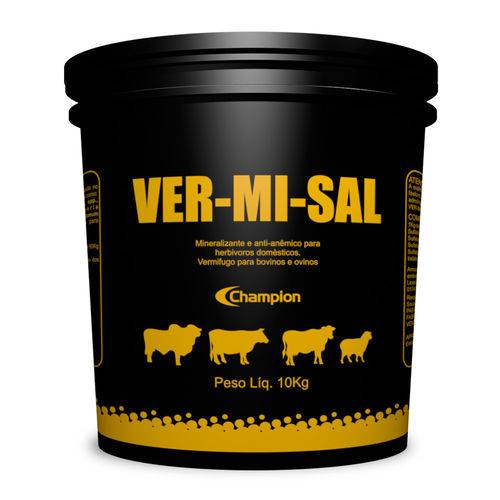VER-MI-SAL - Champion - Núcleo Mineralizante - Vermífugo - Antianêmico