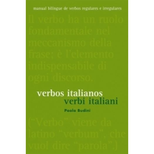 Verbos Italianos - Verbi Italiani - Wmf Martins Fontes