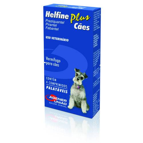 Vermífugo Agener Helfine Cães Plus Caixa