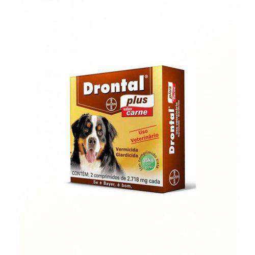 Vermífugo Drontal Carne Bayer Cães de 35kg