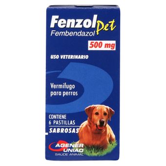 Vermífugo Fenzol Agener 500mg C/ 6 Comprimidos