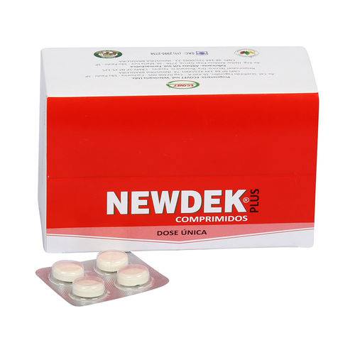Vermífugo Newdek Plus Ecovet- Display C/ 120 Comprimidos