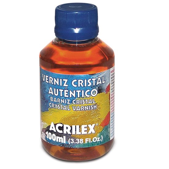 Verniz Cristal Autêntico Proteção e Brilho 100ml - Acrilex