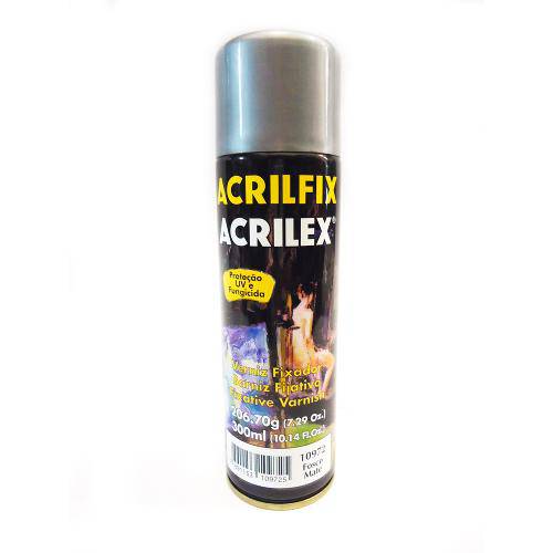 Verniz Fixador Fosco Acrilfix Spray 300ml- Acrilex