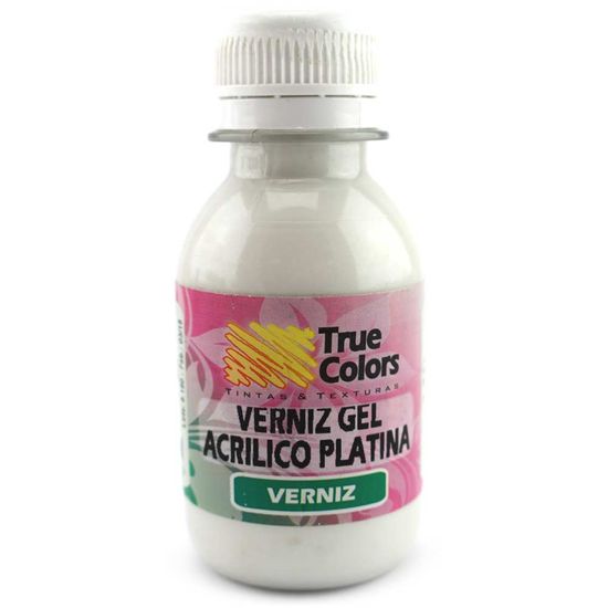 Verniz Gel Acrilico Platina 100ml - True Colors