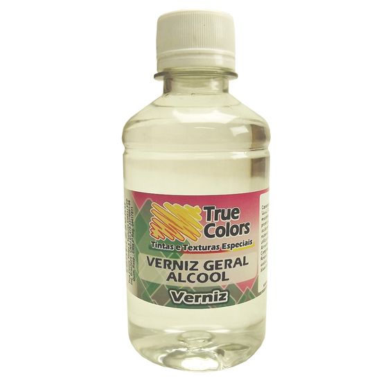 Verniz Geral Álcool 250ml - True Colors