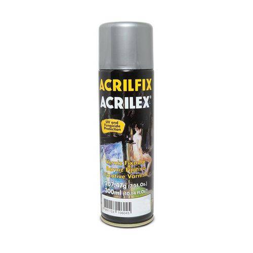 Verniz Spray Fixador Acrilfix Brilhante 300 Ml Aerosol Acrilex 10672