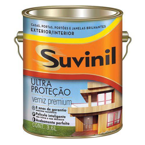 Verniz Ultra Proteção para Madeira Natural 3,6 Litros - SUVINIL