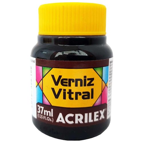 Verniz Vitral 37ml 531 Marrom Acrilex 995947