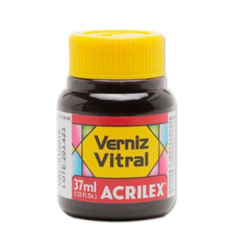 Verniz Vitral 37ml Acrilex - Vermelho Fogo