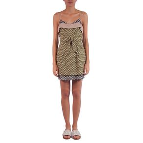 Vestido Celina Pinha Cactus/ Bambu/Pinha Off - 36