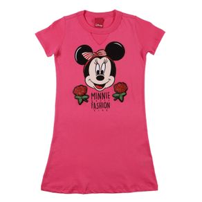 Vestido Disney Infantil para Menina - Rosa 10
