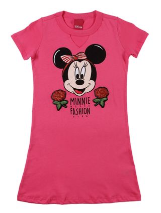 Vestido Disney Infantil para Menina - Rosa