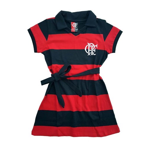 Vestido Infantil Flamengo Milly G