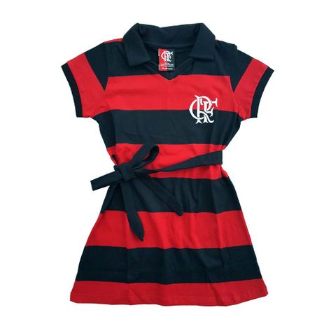 Vestido Infantil Flamengo Milly P