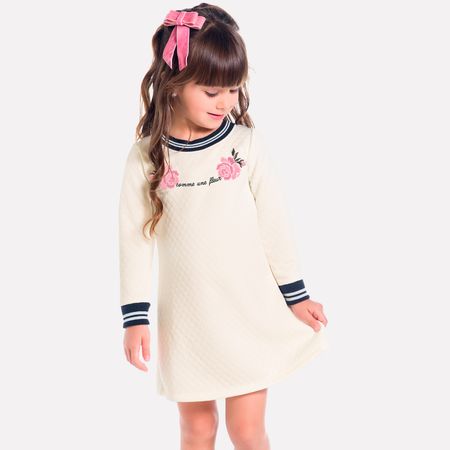 Vestido Infantil Milon Matelassê M6495.0452.1