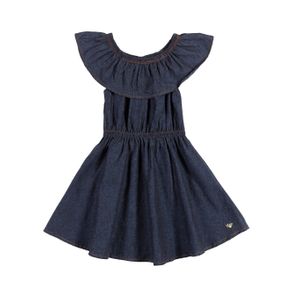 Vestido Infantil para Menina - Azul 1