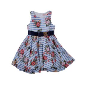 Vestido Infantil para Menina - Azul 1