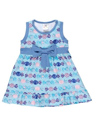 Vestido Infantil para Menina - Azul