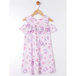 Vestido Infantil para Menina - Rosa 6