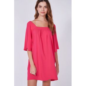 Vestido Quadrado Pink Rosa - 38