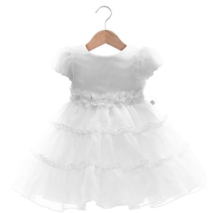 Vestido Valentina - Branco - Beth Bebê-2anos