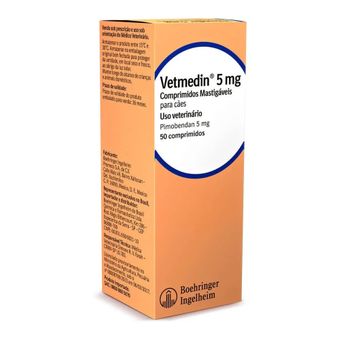 Vetmedin 5 Mg Boehringer com 50 Comprimidos