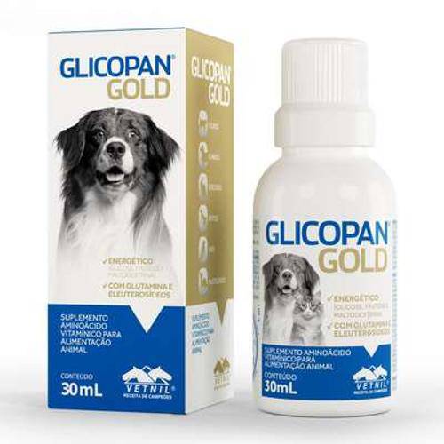 Vetnil Glicopan Gold 30ml - Complexo Vitamínico