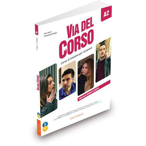 Via Del Corso A2 - Libro Dello Studente Ed Esercizi (com 2 CDs e 1 DVD)